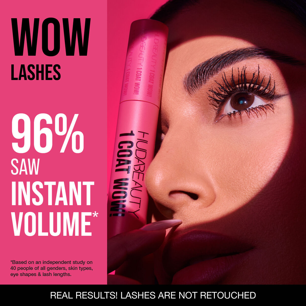 Huda Beauty 1 Coat WOW! Extra Volumizing and Lifting Mascara 10ML