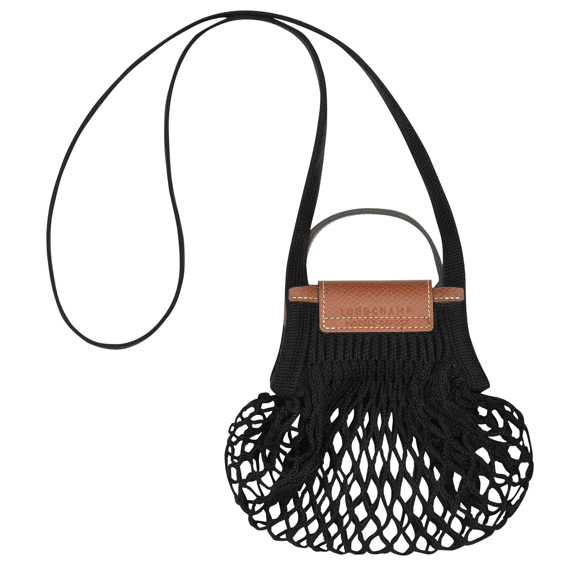 Le Pliage Filet XS Mesh Bag Black - Canvas