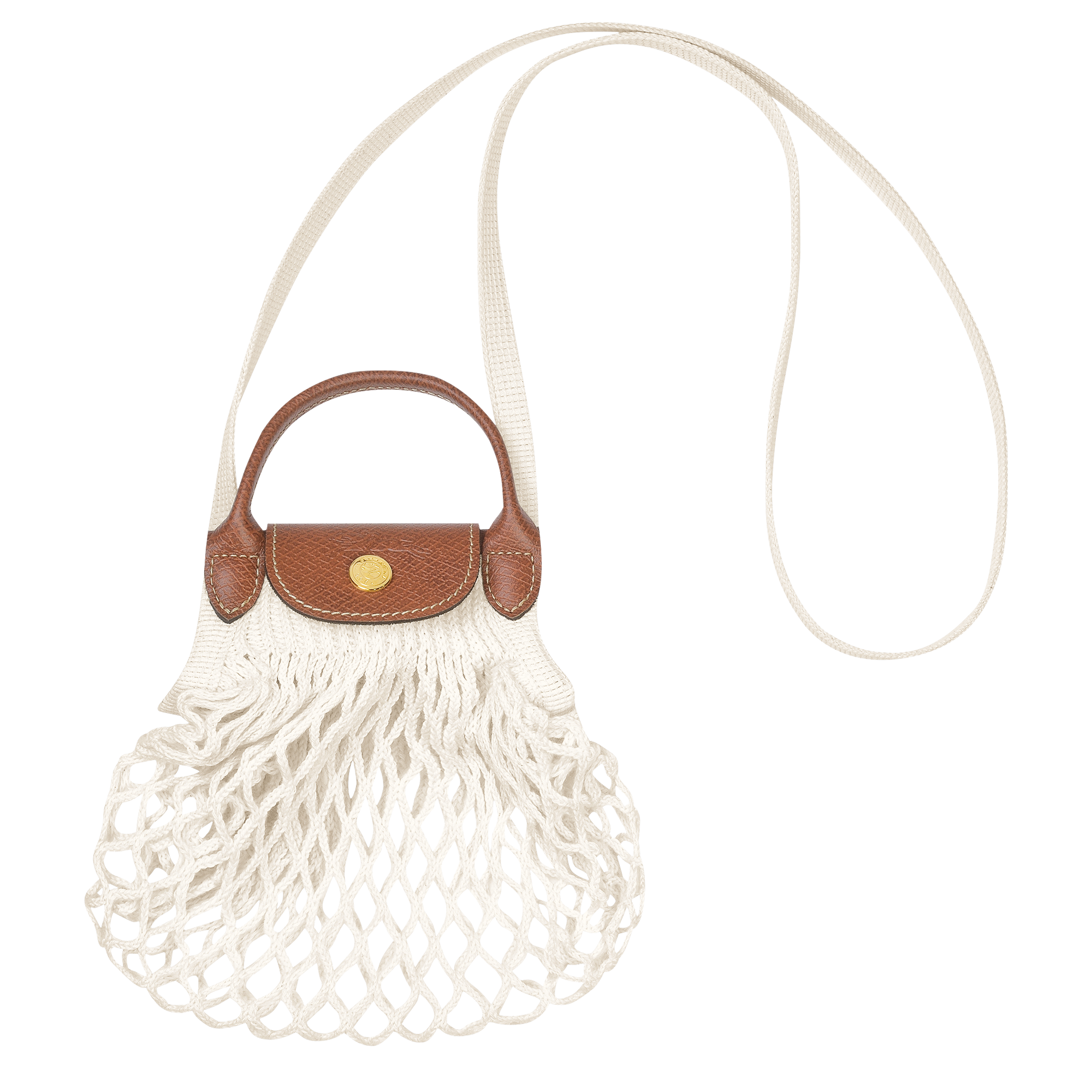 Le Pliage Filet XS Mesh Bag Ecru - Canvas