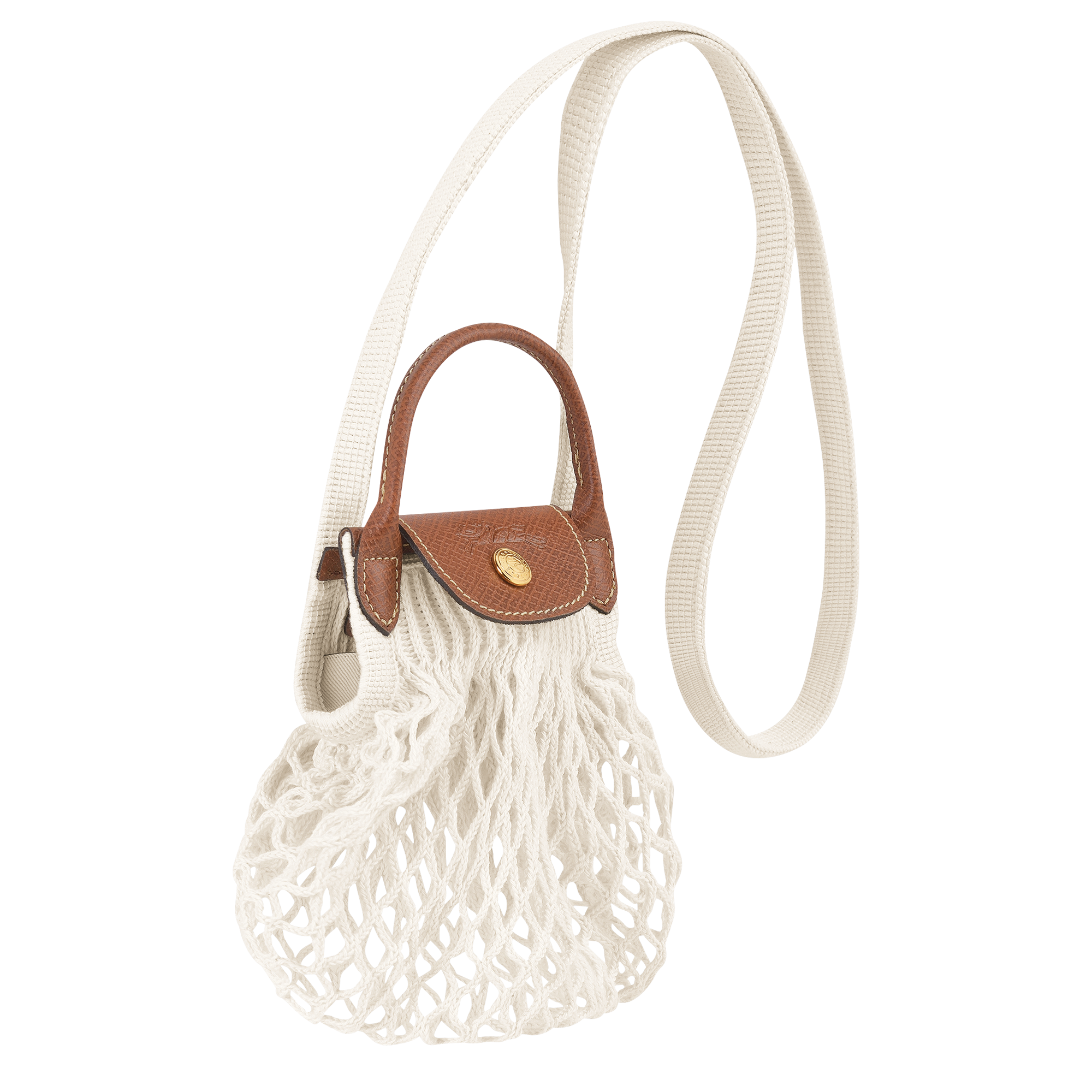 Le Pliage Filet XS Mesh Bag Ecru - Canvas