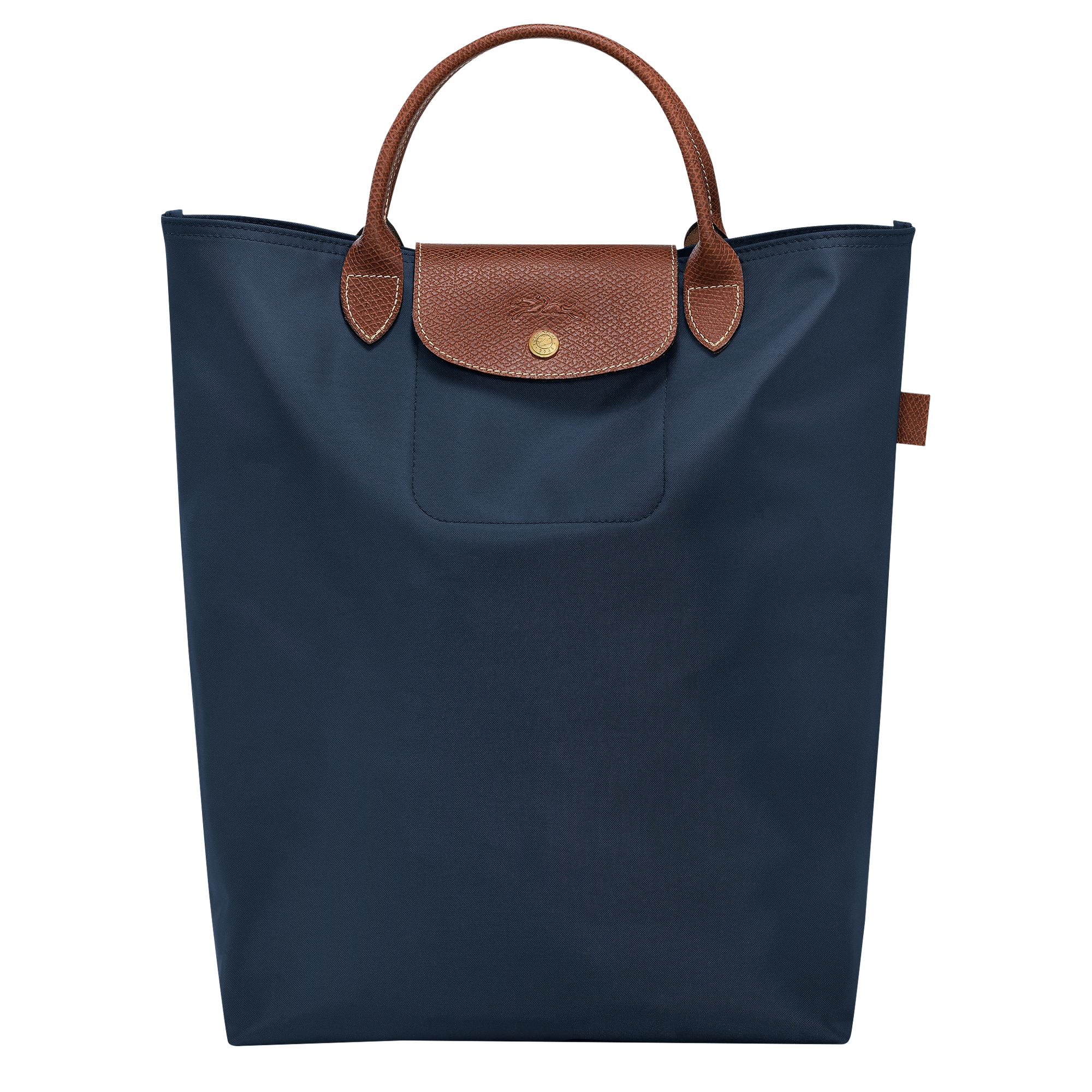 Le Pliage Original M Tote Bag Navy - Canvas