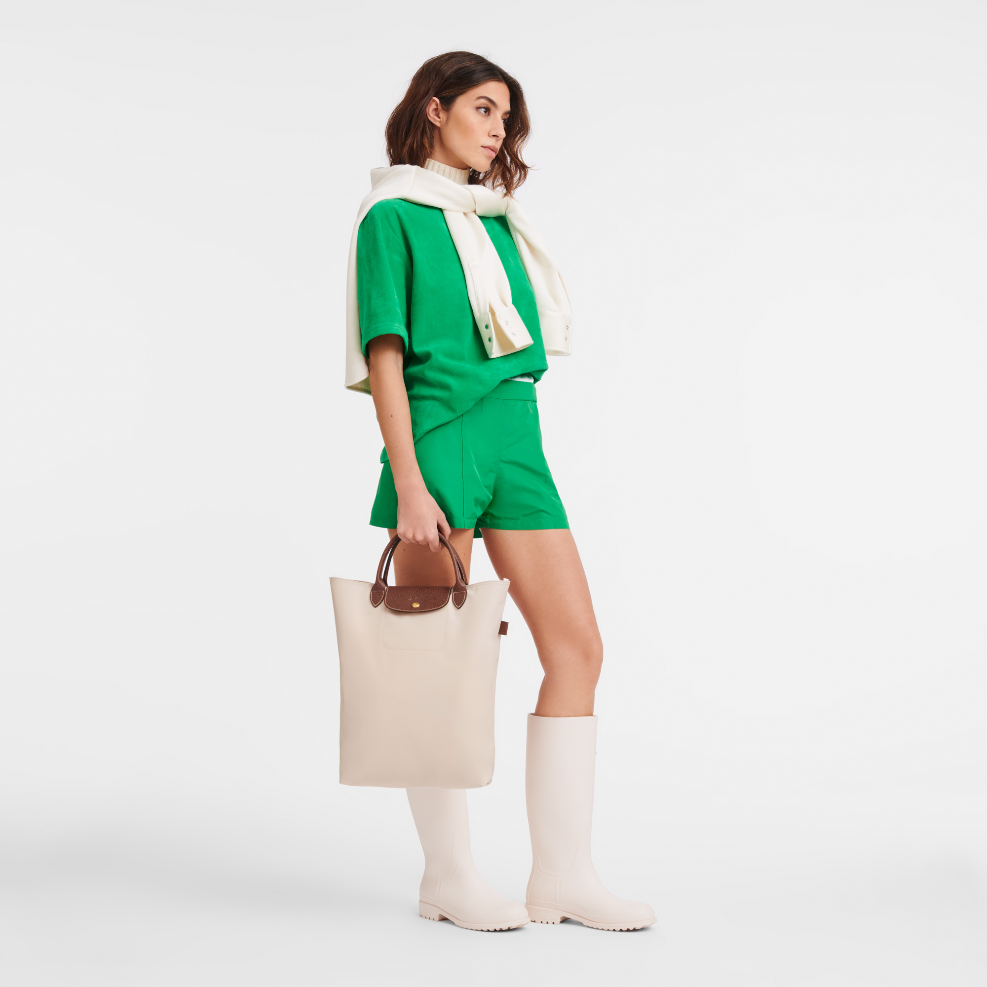 Le Pliage Original M Tote Bag Paper - Canvas