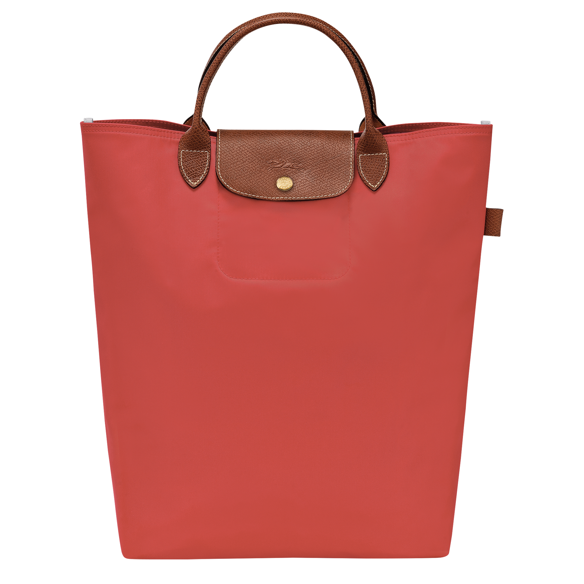 Le Pliage Original M Tote Bag Tomato - Canvas