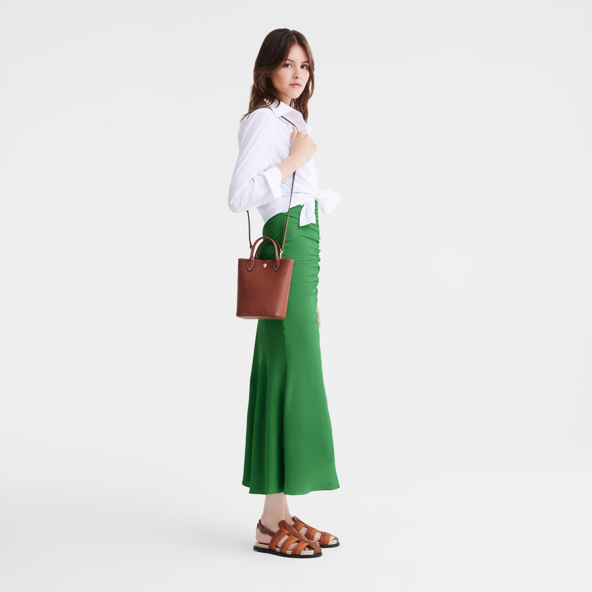 Épure XS Tote Bag Brown - Leather