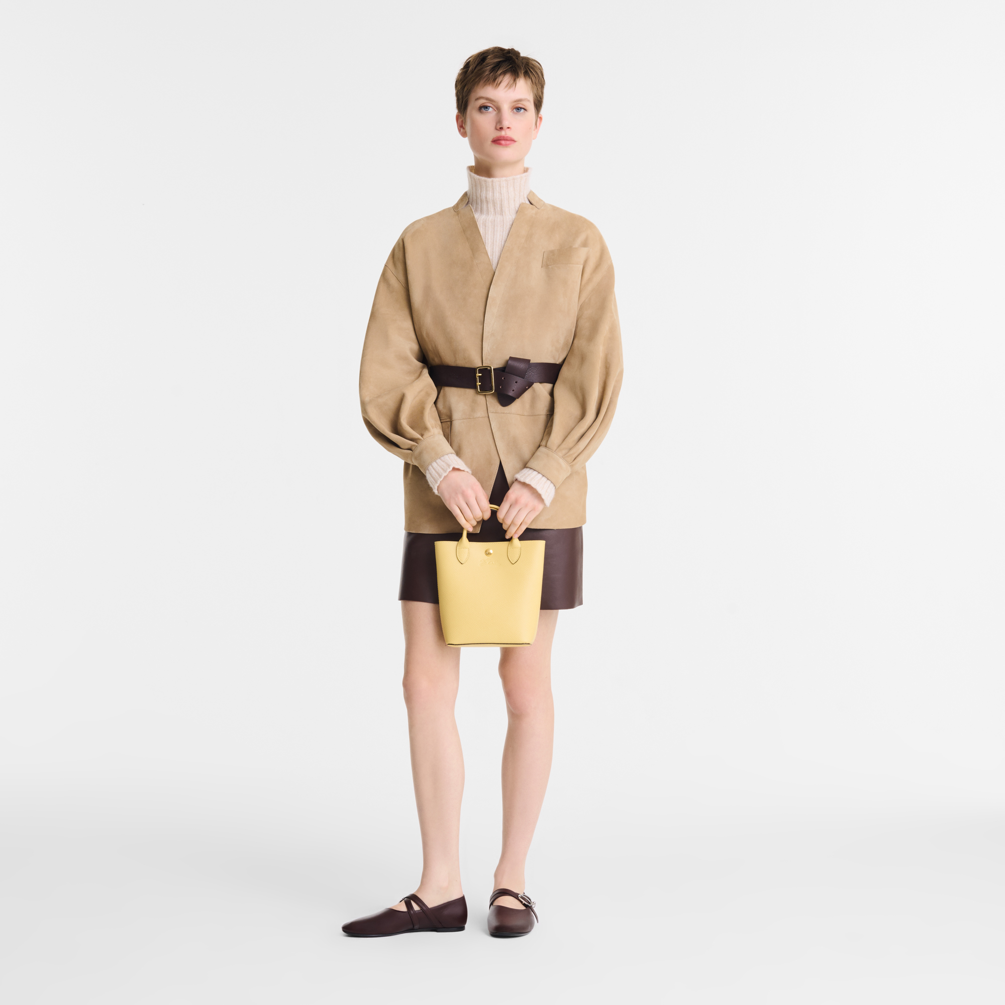 Épure XS Tote Bag Yellow Chick - Leather