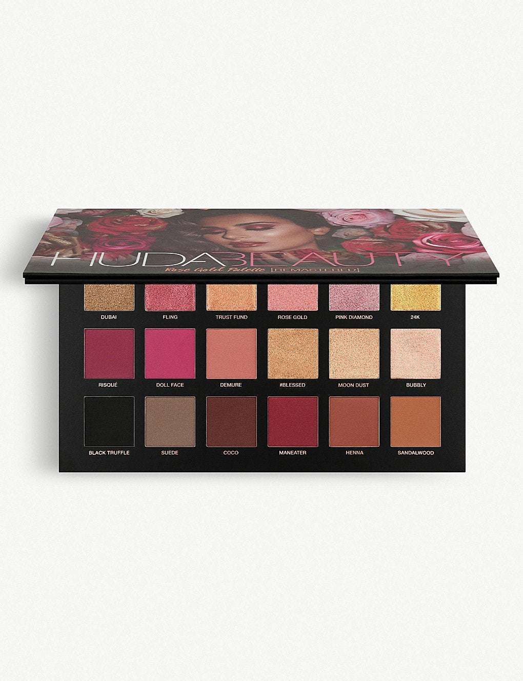 Huda Beauty Rose Gold Remastered Palette-Eyeshadow-Huda Beauty