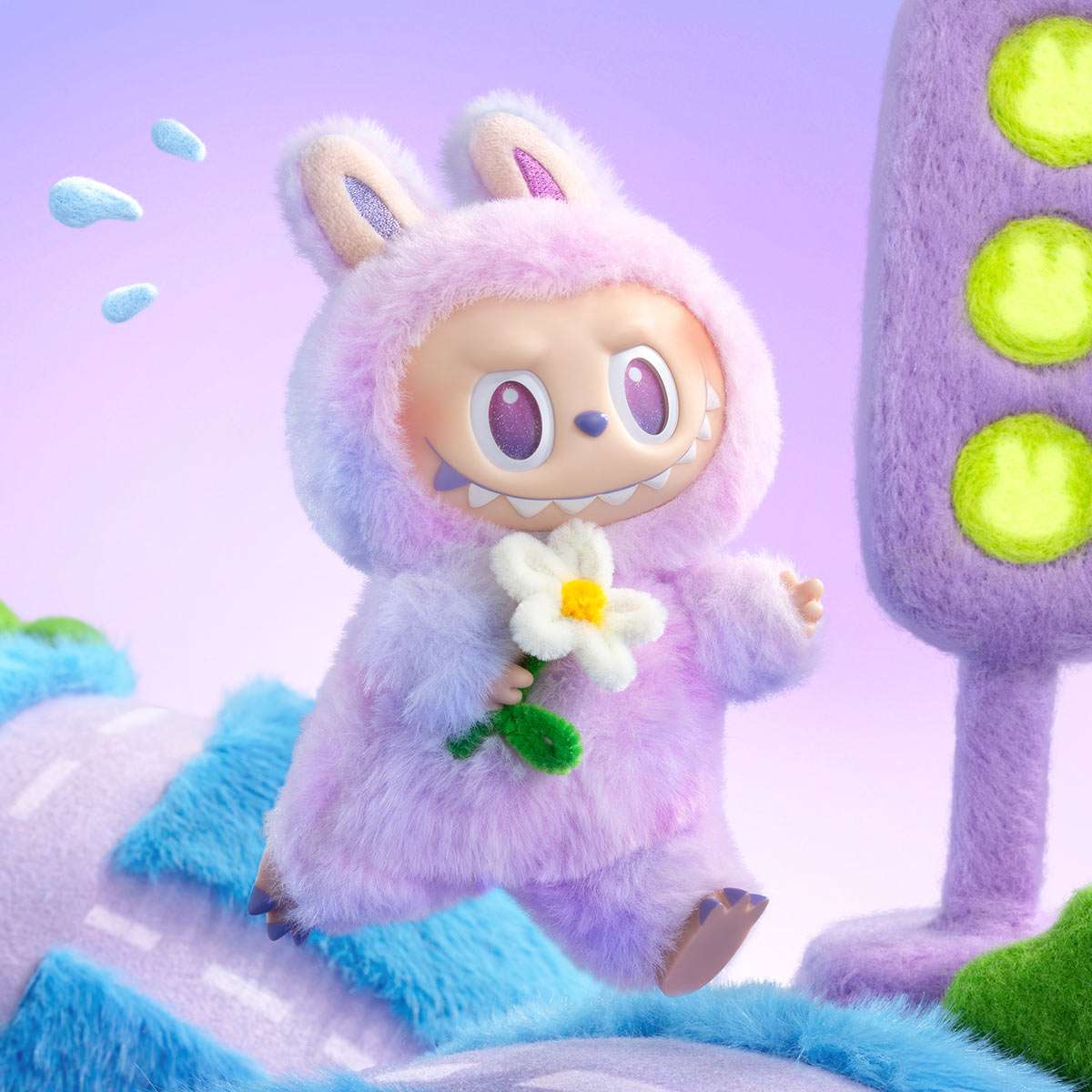 THE MONSTERS Big Into Energy Series – Pop Mart Labubu Vinyl Plush Pendant Blind Box