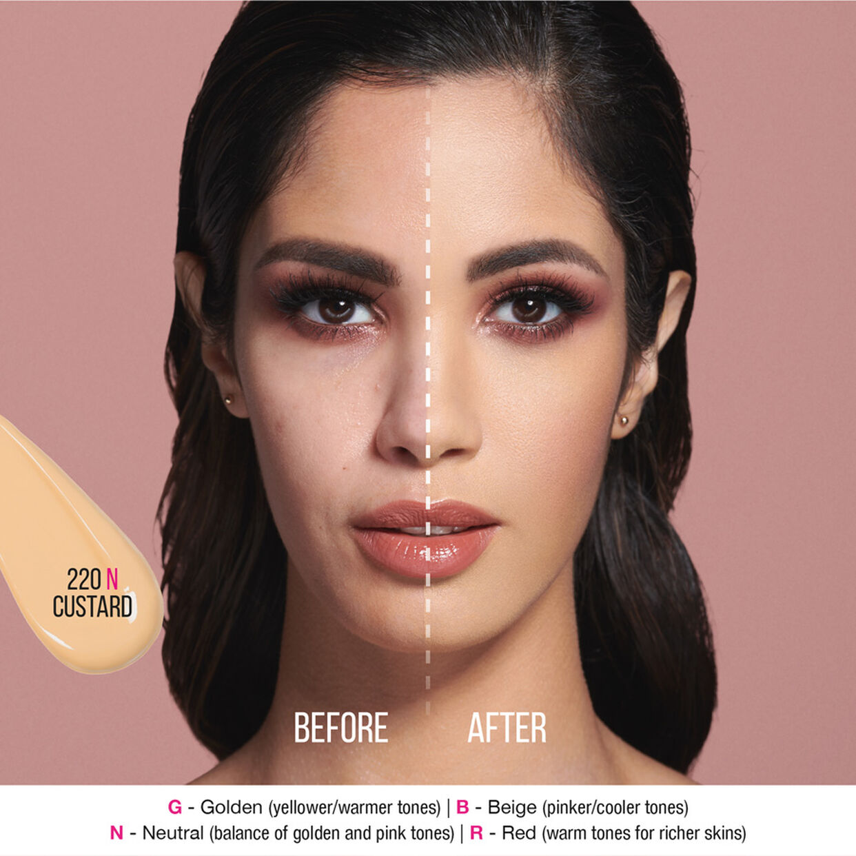 Huda Beauty FauxFilter Luminous Matte Foundation Custard 220N 35ML