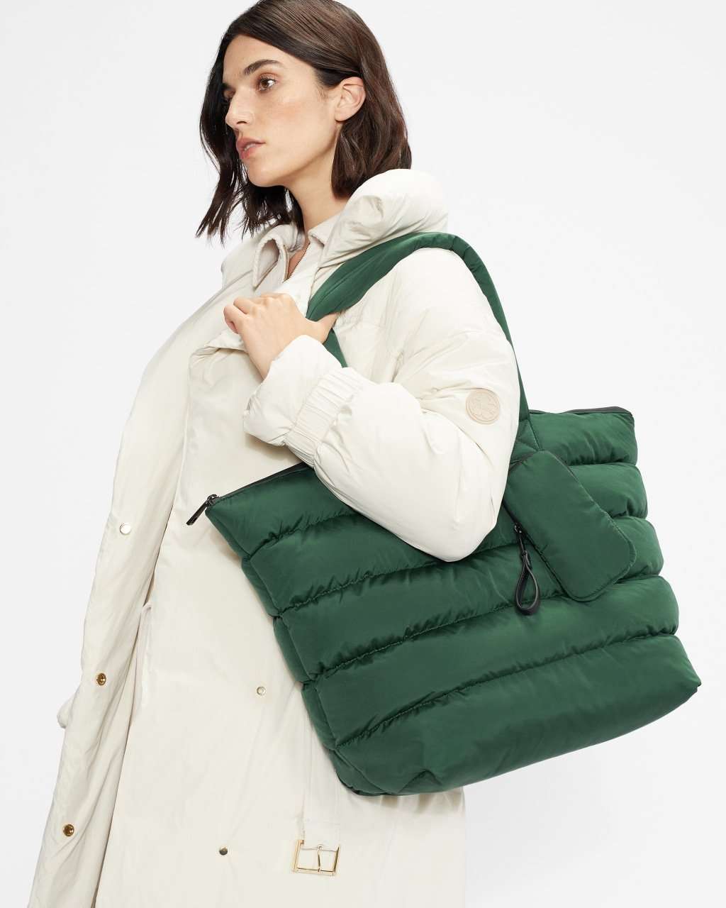 QUINSIN Oversized Puffer Nylon Tote-Tote Bags-Ted Baker