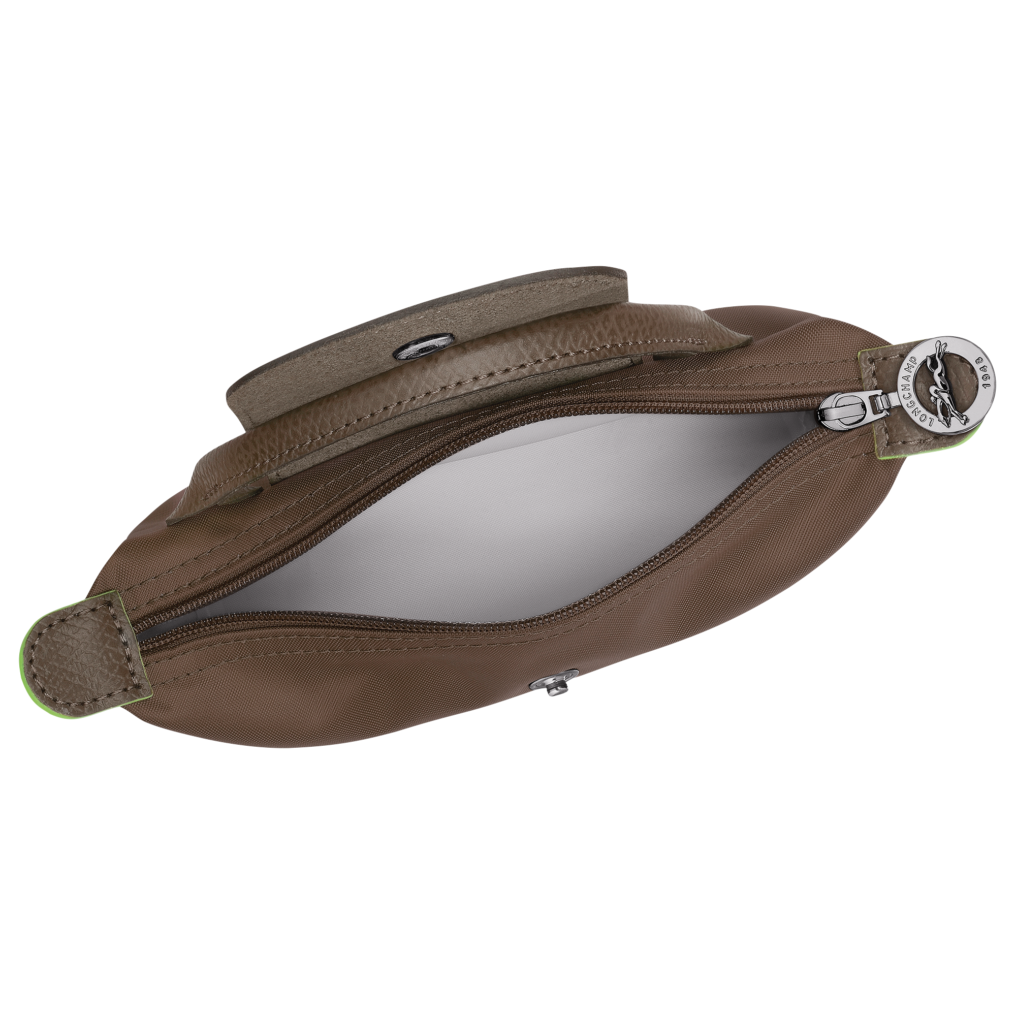 Le Pliage Green Pouch With Handle Terra - Recycled Canvas
