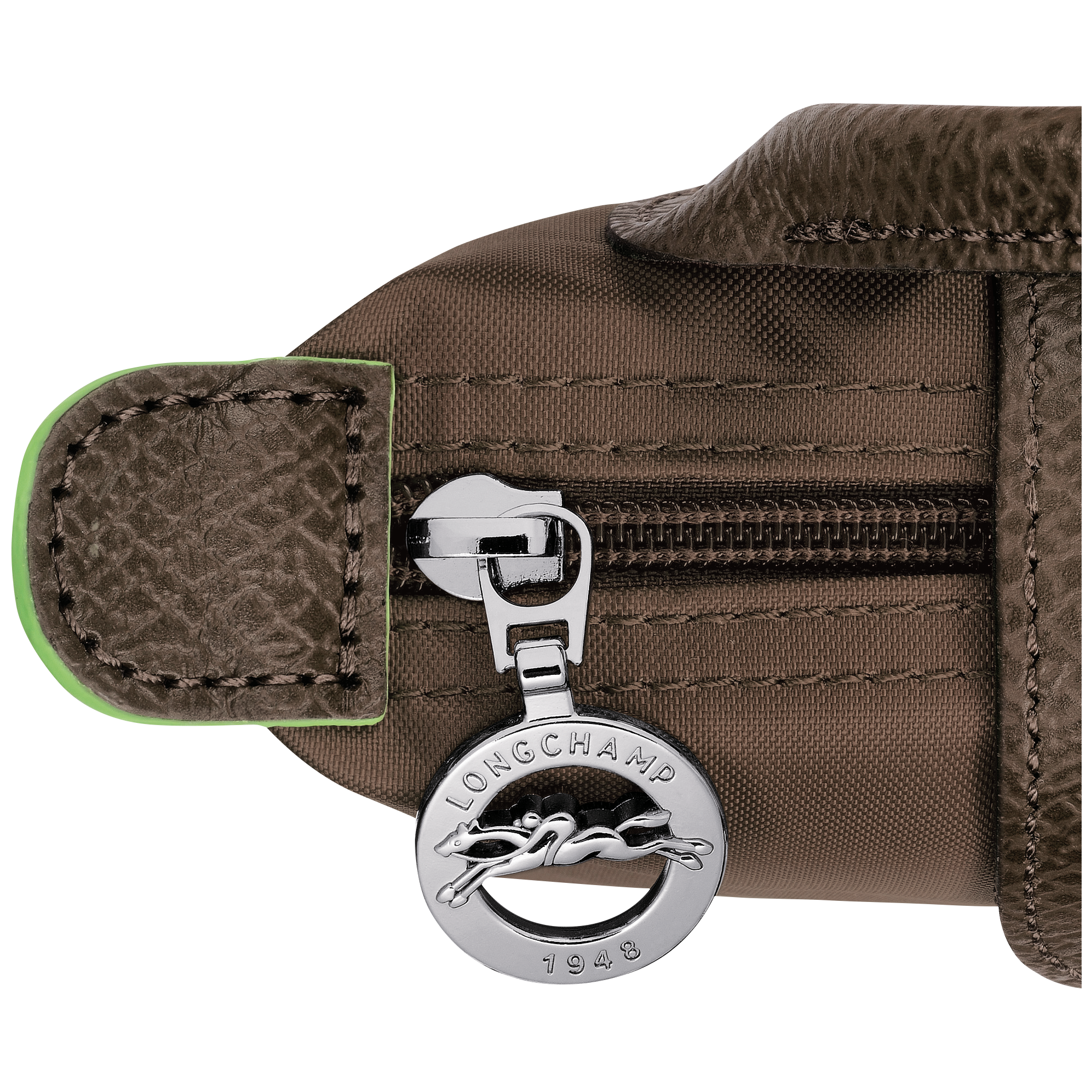 Le Pliage Green Pouch With Handle Terra - Recycled Canvas