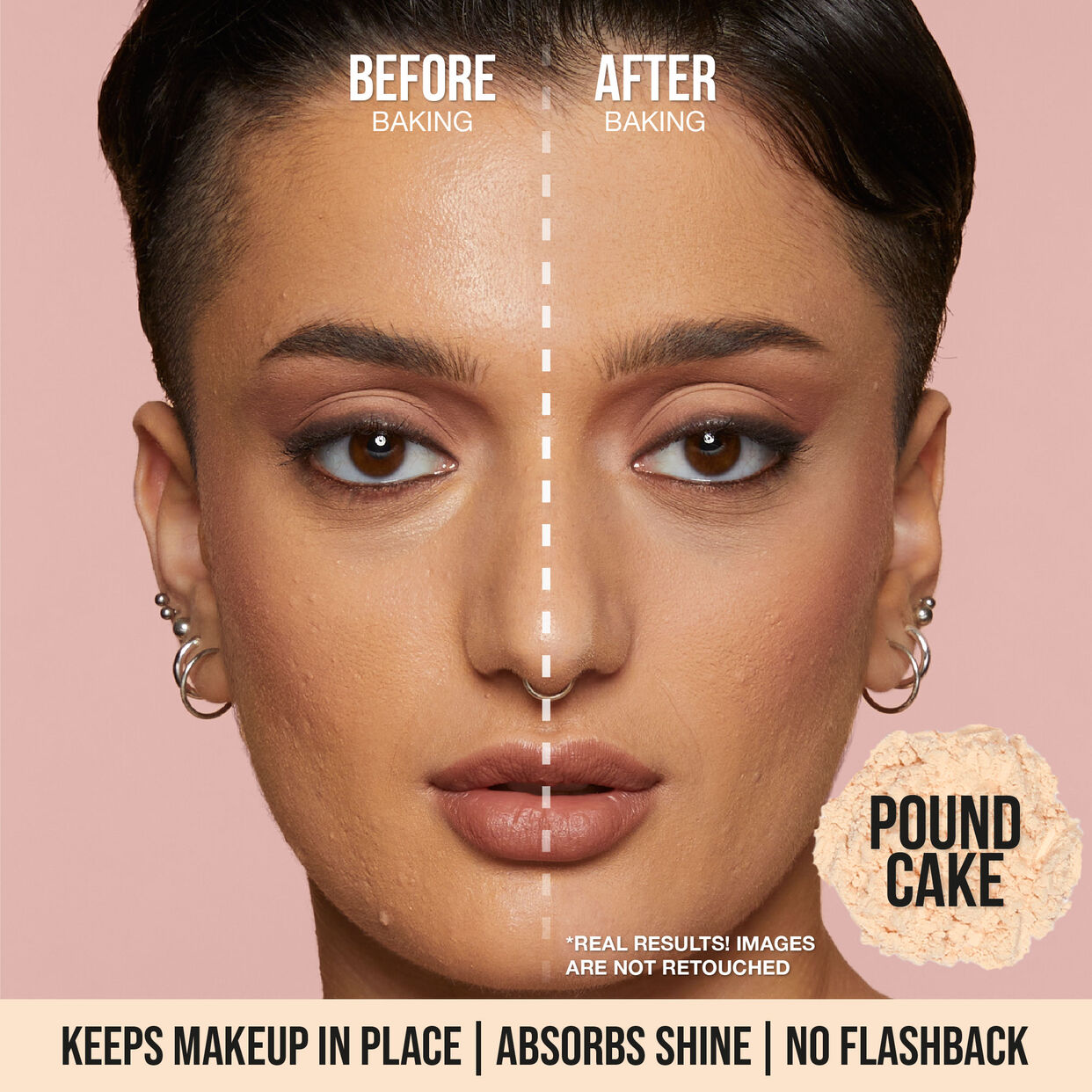 Huda Beauty Mini Bake Loose Baking & Setting Powder Pound Cake 6G