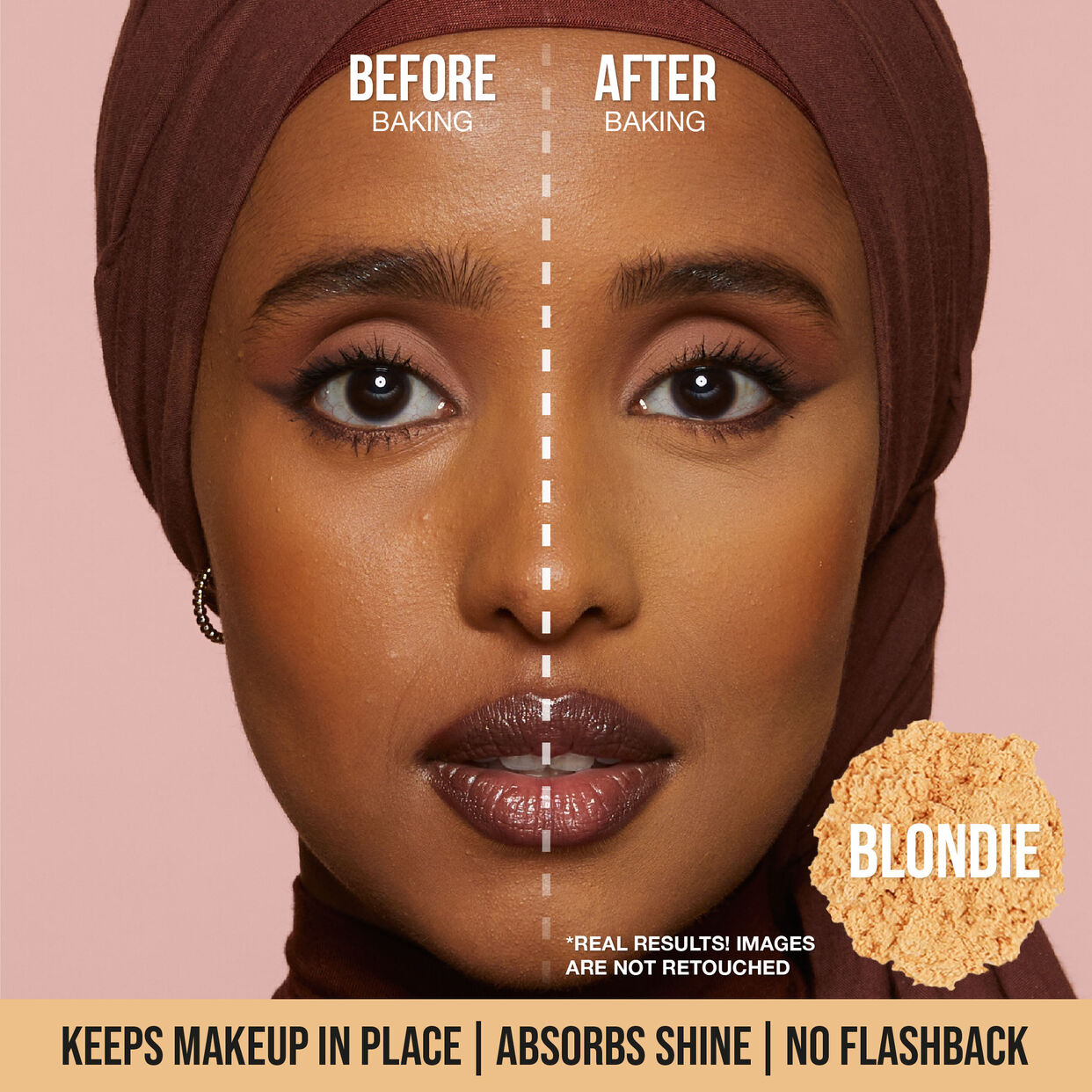 Huda Beauty Mini Bake Loose Baking & Setting Powder Blondie 6G