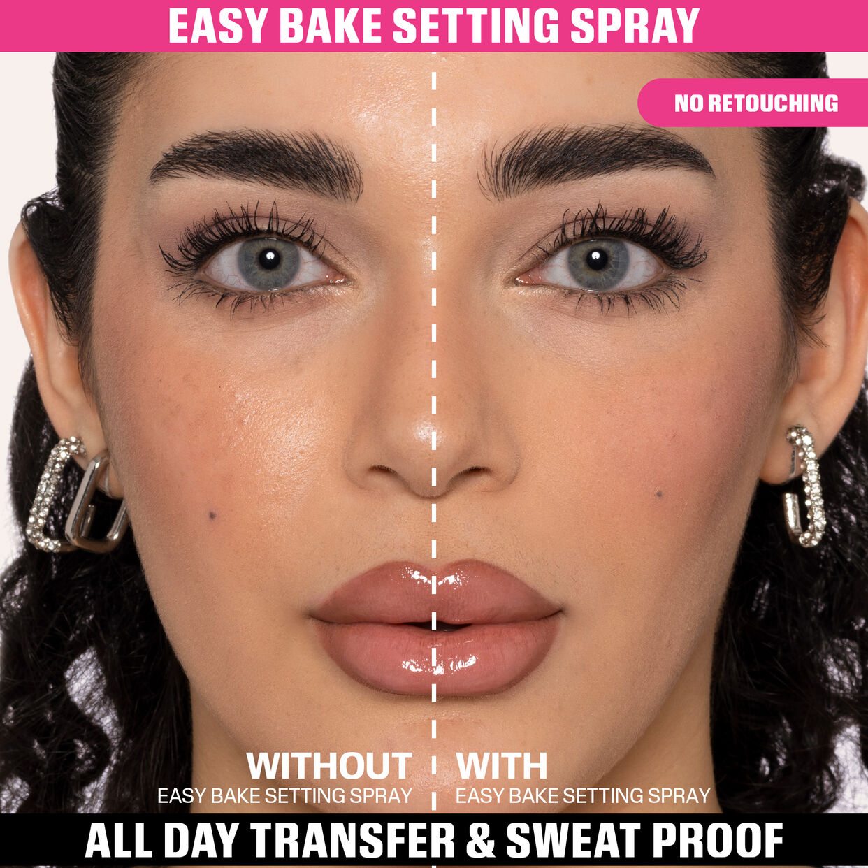 Huda Beauty Bake & Set Kit Cherry Blossom Cake