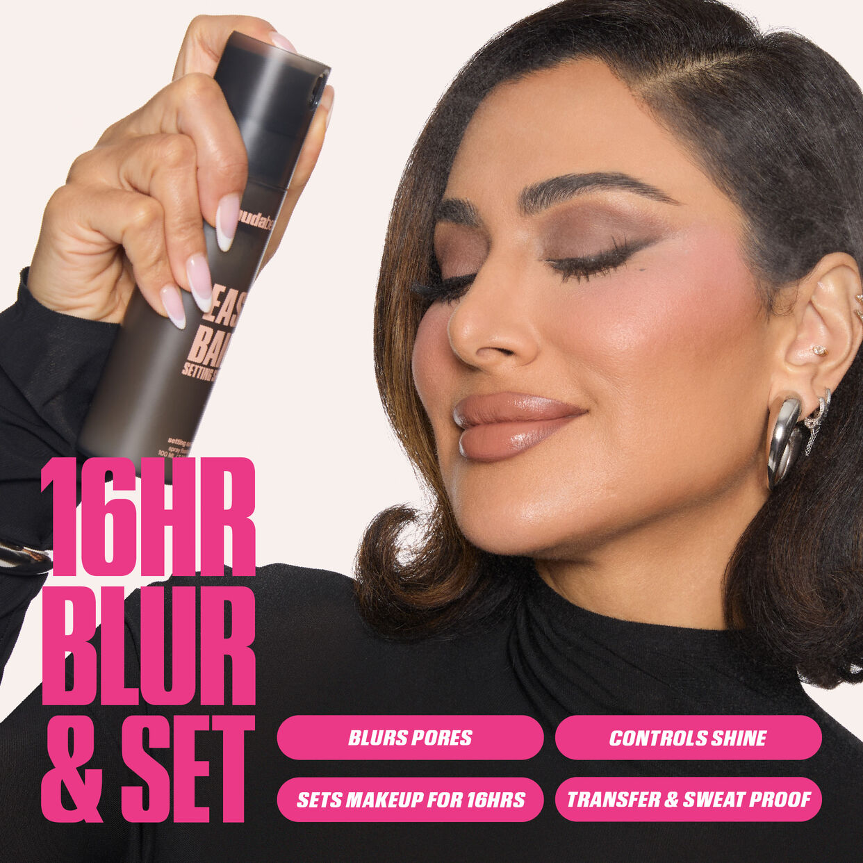 Huda Beauty Mini Easy Bake Setting Spray with 16-Hour Wear 30ML