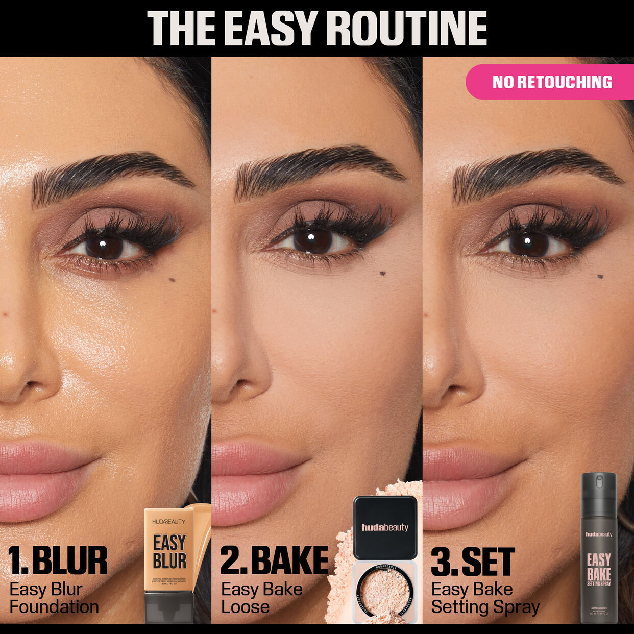 Huda Beauty Mini Easy Bake Setting Spray with 16-Hour Wear 30ML
