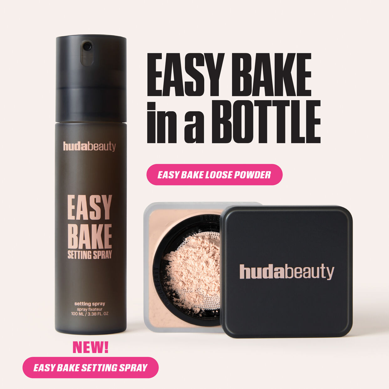 Huda Beauty Easy Bake Setting Spray with 16-Hour Wear 100ML