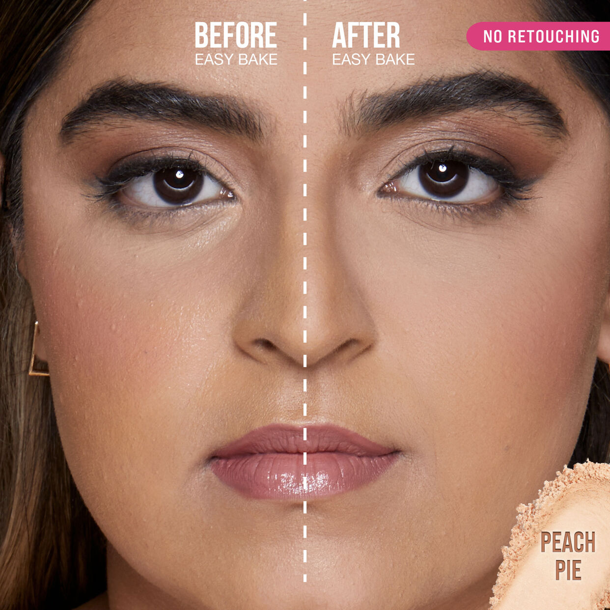 Huda Beauty Easy Bake Loose Baking & Setting Powder Peach Pie 20G