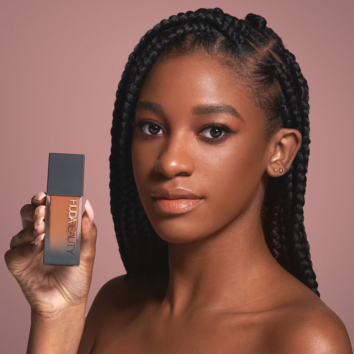 Huda Beauty FauxFilter Luminous Matte Foundation  Peanut Butter Cup 455R 35ML