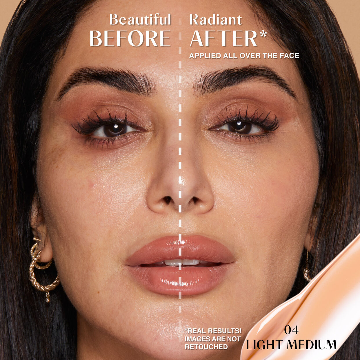Huda Beauty GloWish Bright Light Hydrating Sheer FAIR LIGHT MEDIUM 04 Concealer
