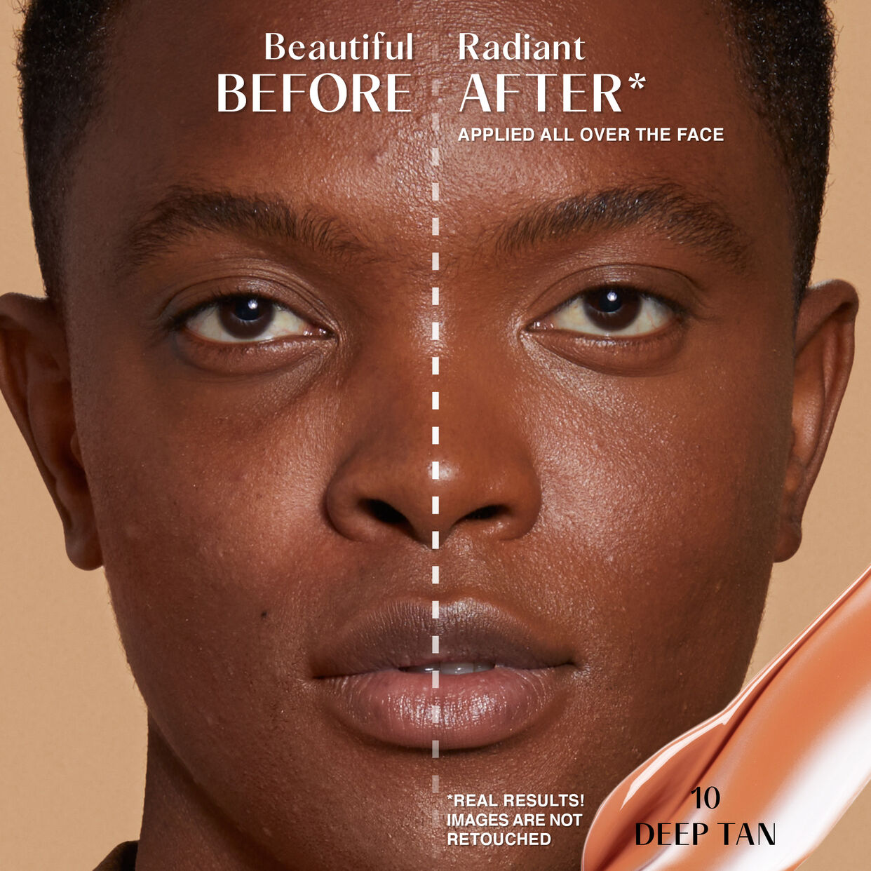 Huda Beauty GloWish Bright Light Hydrating Sheer DEEP TAN 10 Concealer