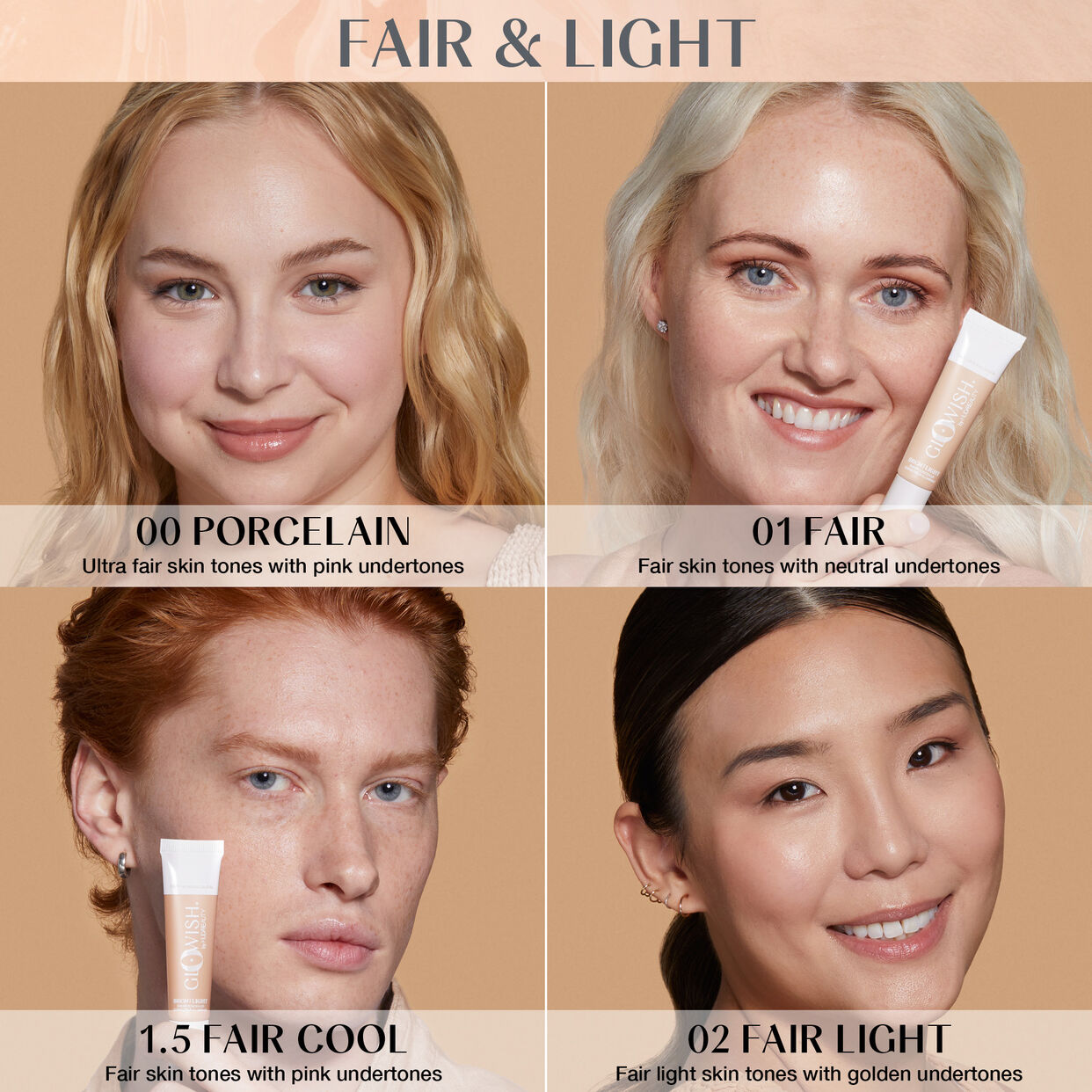 Huda Beauty GloWish Bright Light Hydrating Sheer FAIR LIGHT MEDIUM 04 Concealer