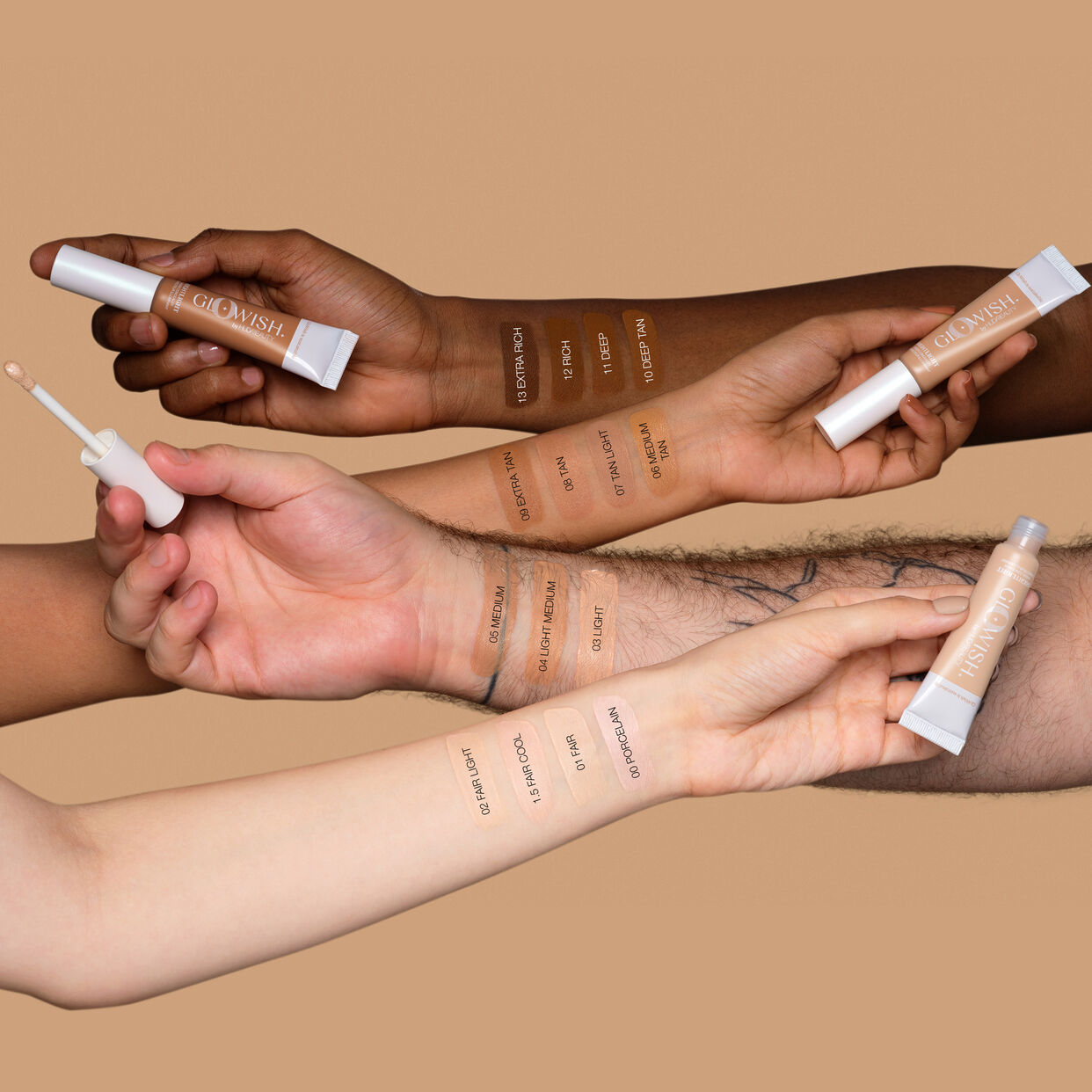 Huda Beauty GloWish Bright Light Hydrating Sheer FAIR LIGHT MEDIUM 04 Concealer