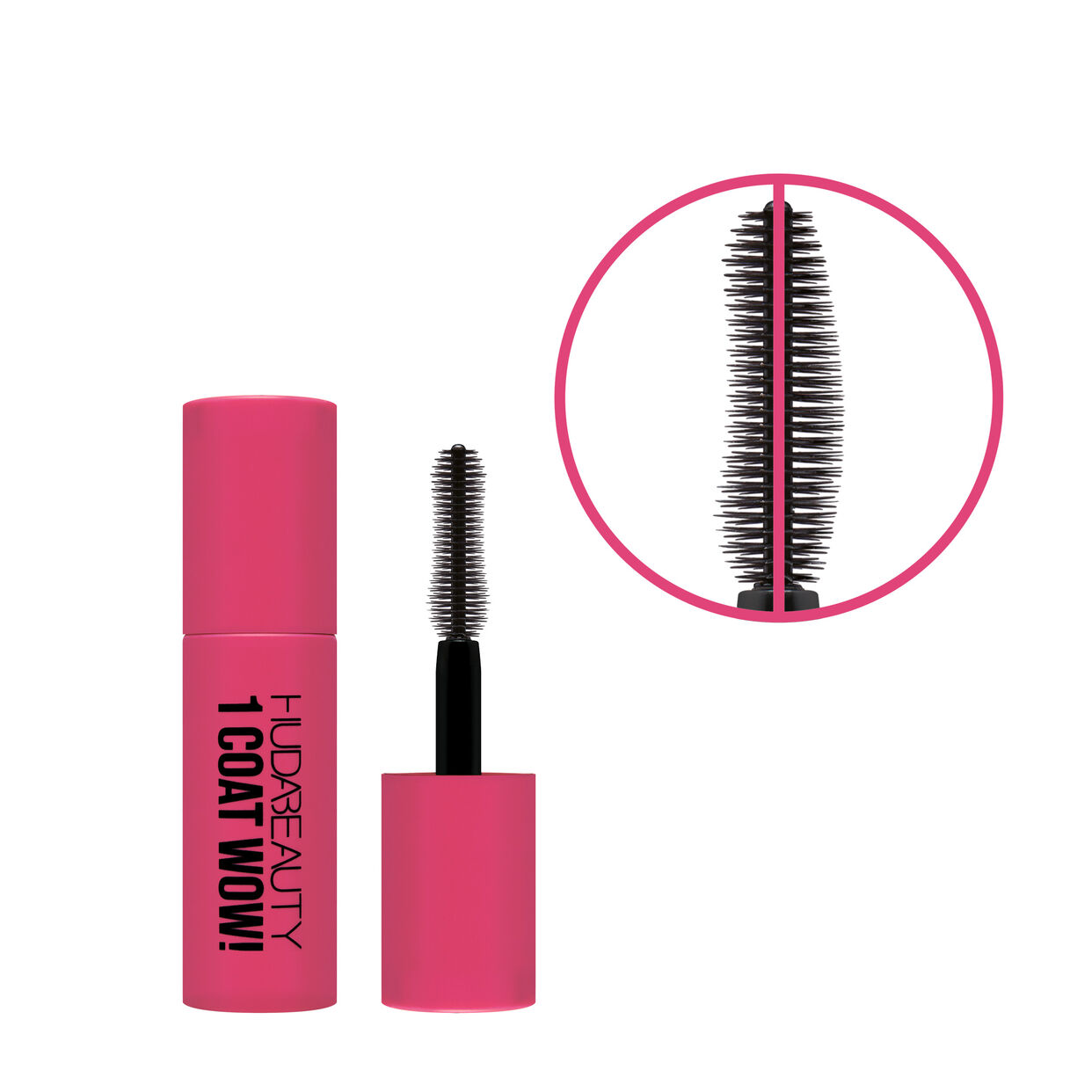 Huda Beauty 1 Coat WOW! Extra Volumizing and Lifting Mascara Mini 7ML