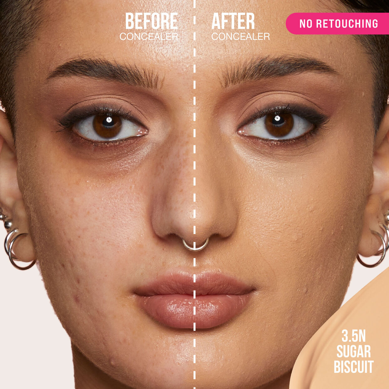 Huda Beauty FauxFilter Luminous Matte Concealer Sugar Biscuit 3.5N 9ML