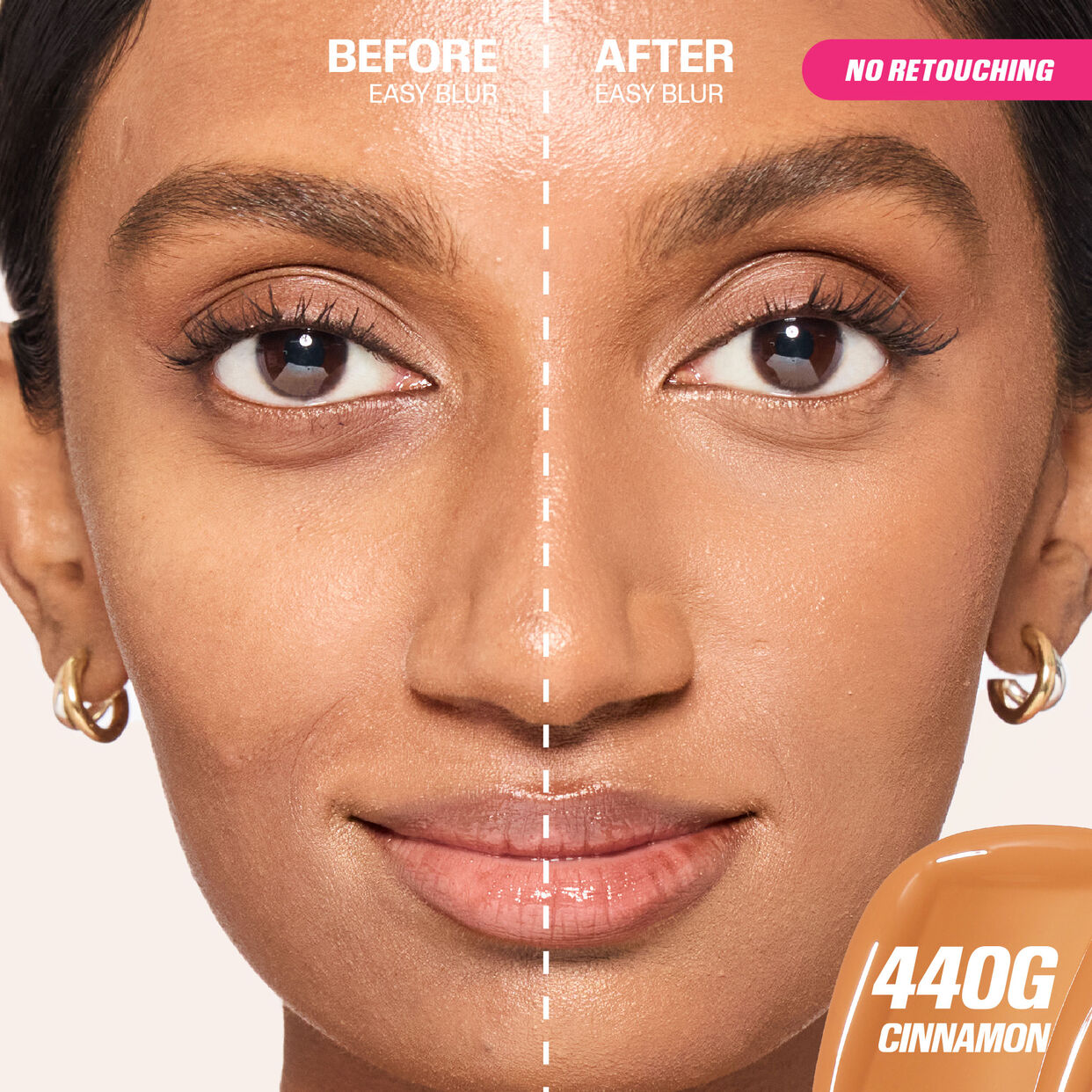 Huda Beauty Airbrush Foundation Niacinamide Gingerbread 430N