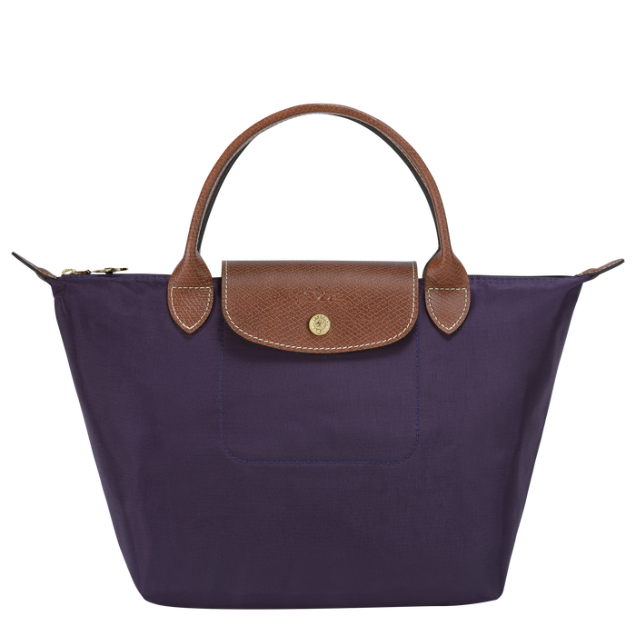 Longchamp Le Pliage Original Top Handle Small Bag Bilberry-Top Handle Bag-Longchamp