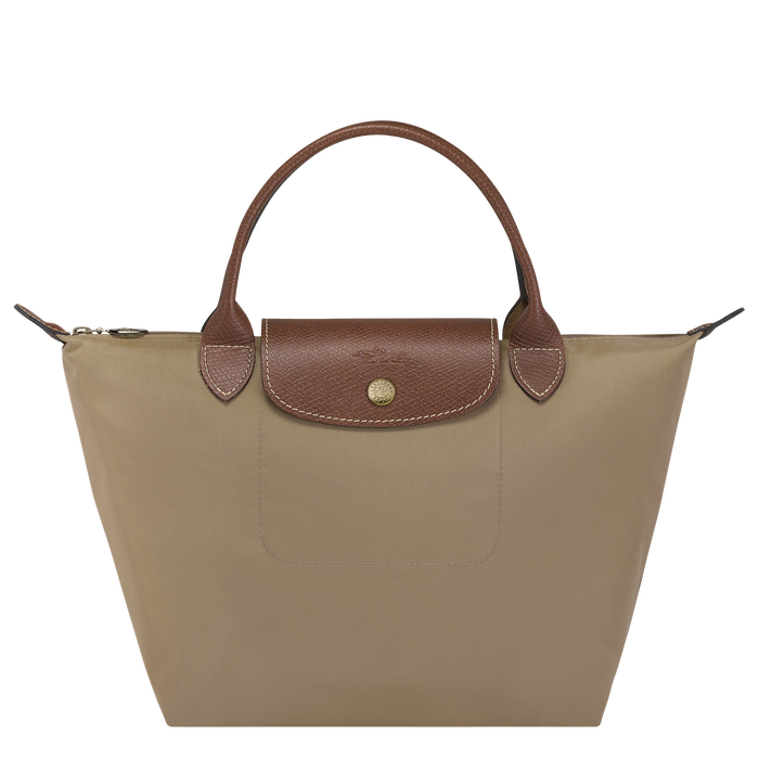 Longchamp Le Pliage Original Top Handle Small Bag Desert-Top Handle Bag-Longchamp