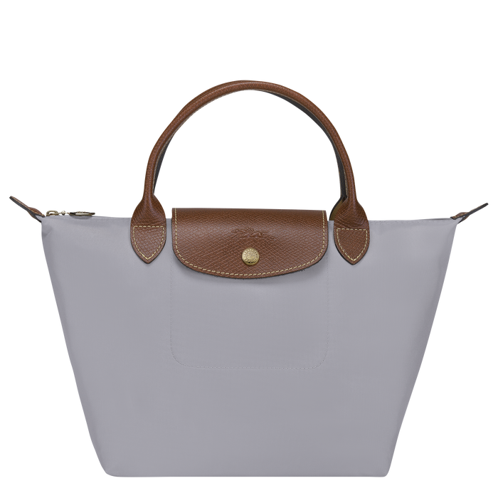 Longchamp Le Pliage Original Top Handle Small Bag Grey-Top Handle Bag-Longchamp