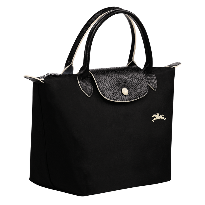 Longchamp Le Pliage Club Top Handle Small Bag Black-Top Handle Bag-Longchamp