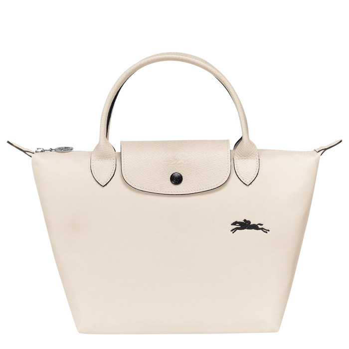 Longchamp Le Pliage Club Top Handle Small Bag Chalk-Top Handle Bag-Longchamp