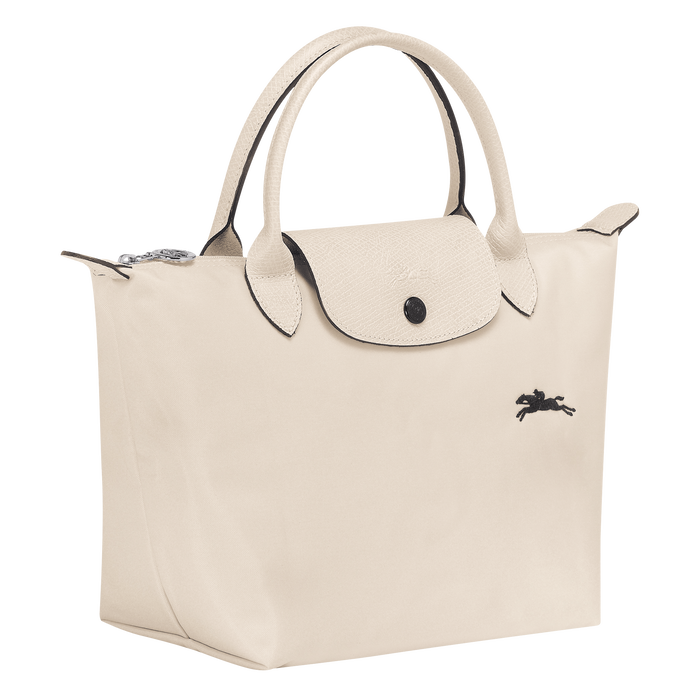 Longchamp Le Pliage Club Top Handle Small Bag Chalk-Top Handle Bag-Longchamp