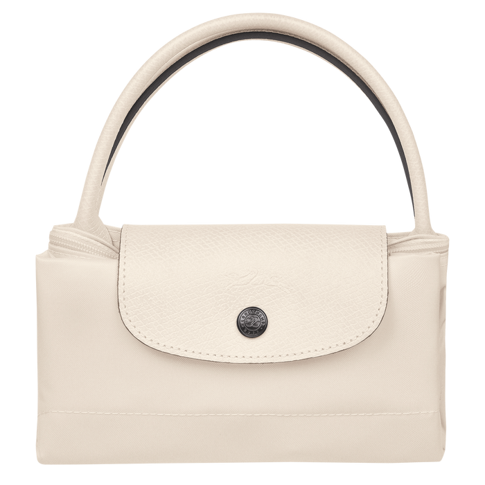 Longchamp Le Pliage Club Top Handle Small Bag Chalk-Top Handle Bag-Longchamp