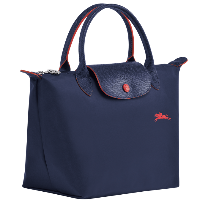 Longchamp Le Pliage Club Top Handle Small Bag Navy-Top Handle Bag-Longchamp