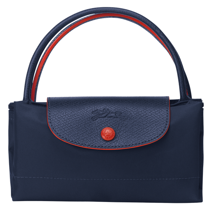Longchamp Le Pliage Club Top Handle Small Bag Navy-Top Handle Bag-Longchamp