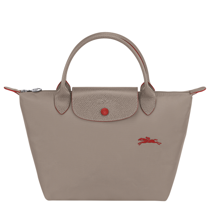 Longchamp Le Pliage Club Top Handle Small Bag Brown-Top Handle Bag-Longchamp