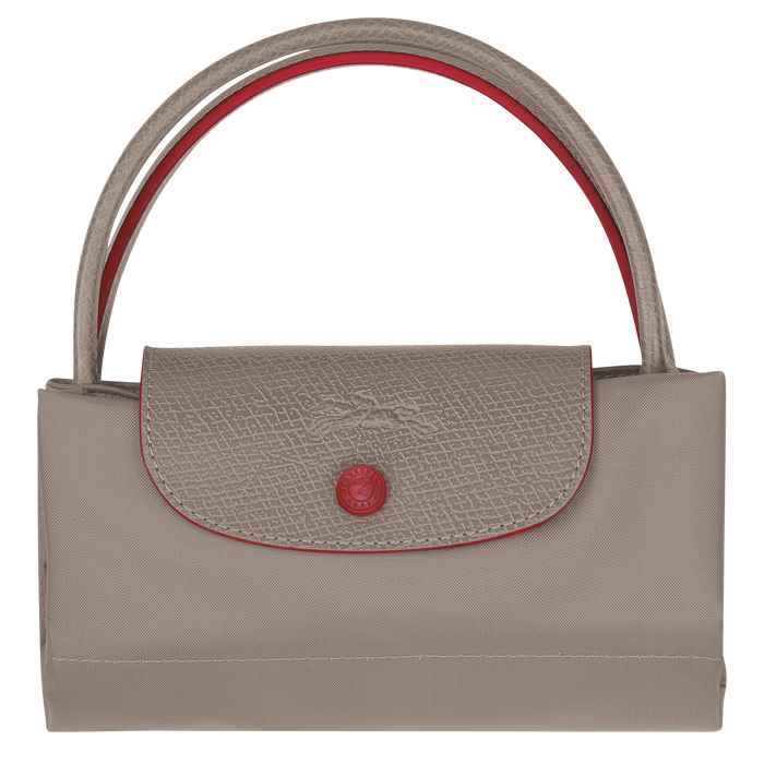 Longchamp Le Pliage Club Top Handle Small Bag Brown-Top Handle Bag-Longchamp