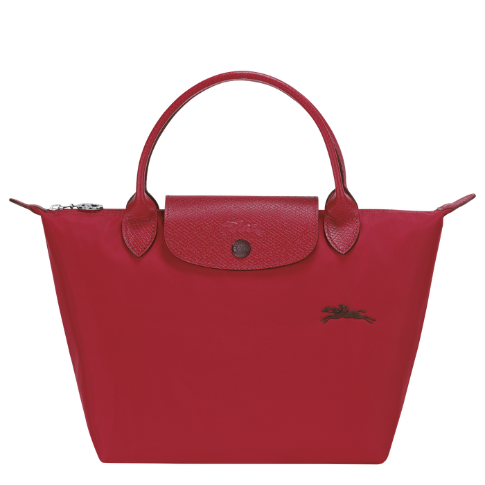 Longchamp Le Pliage Club Top Handle Small Bag Red-Top Handle Bag-Longchamp