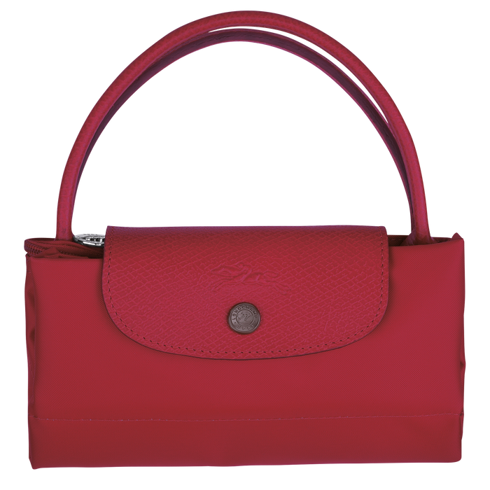 Longchamp Le Pliage Club Top Handle Small Bag Red-Top Handle Bag-Longchamp