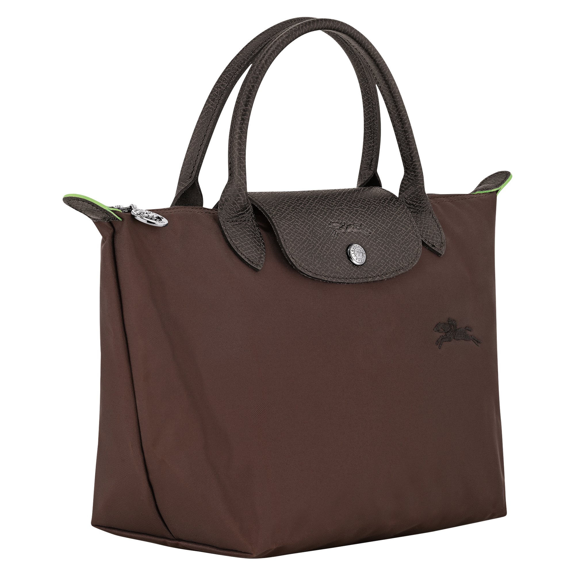Le Pliage Green S Handbag Mocha - Recycled Canvas