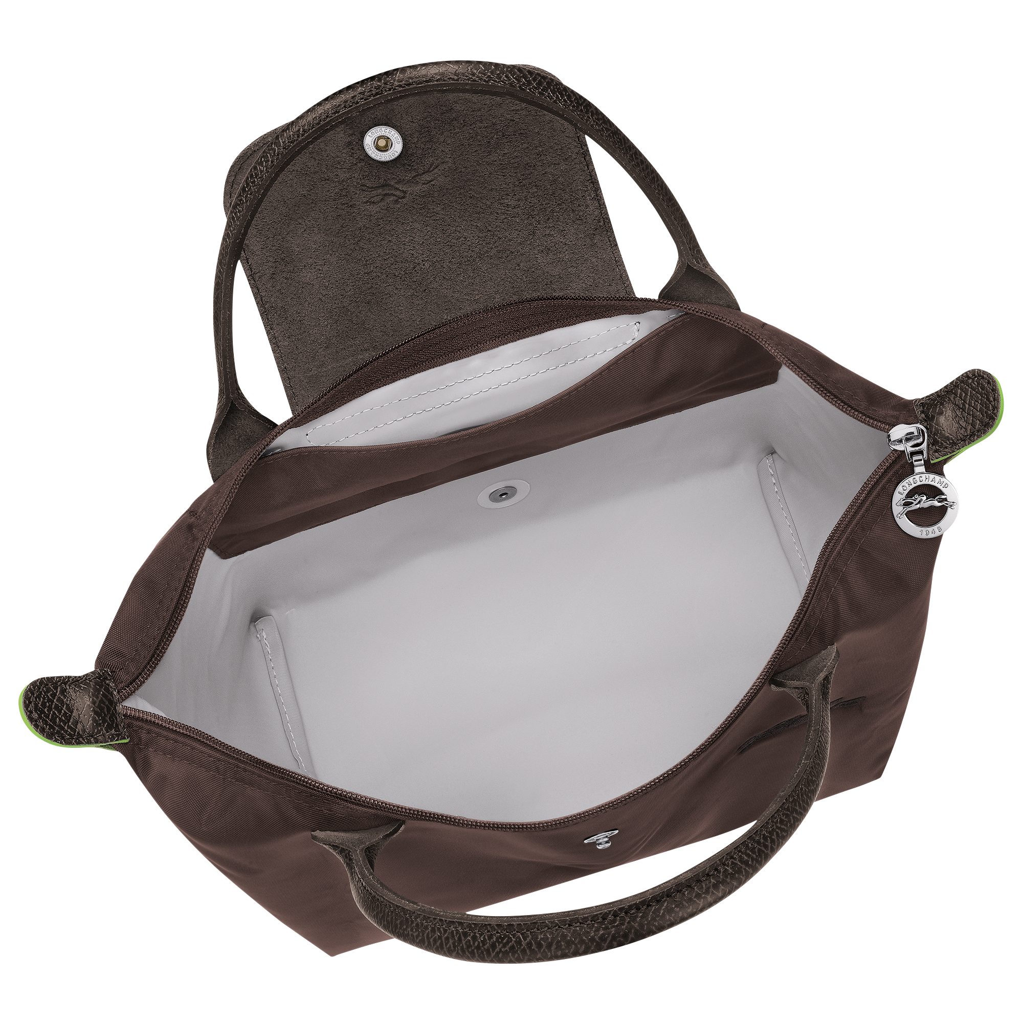 Le Pliage Green S Handbag Mocha - Recycled Canvas