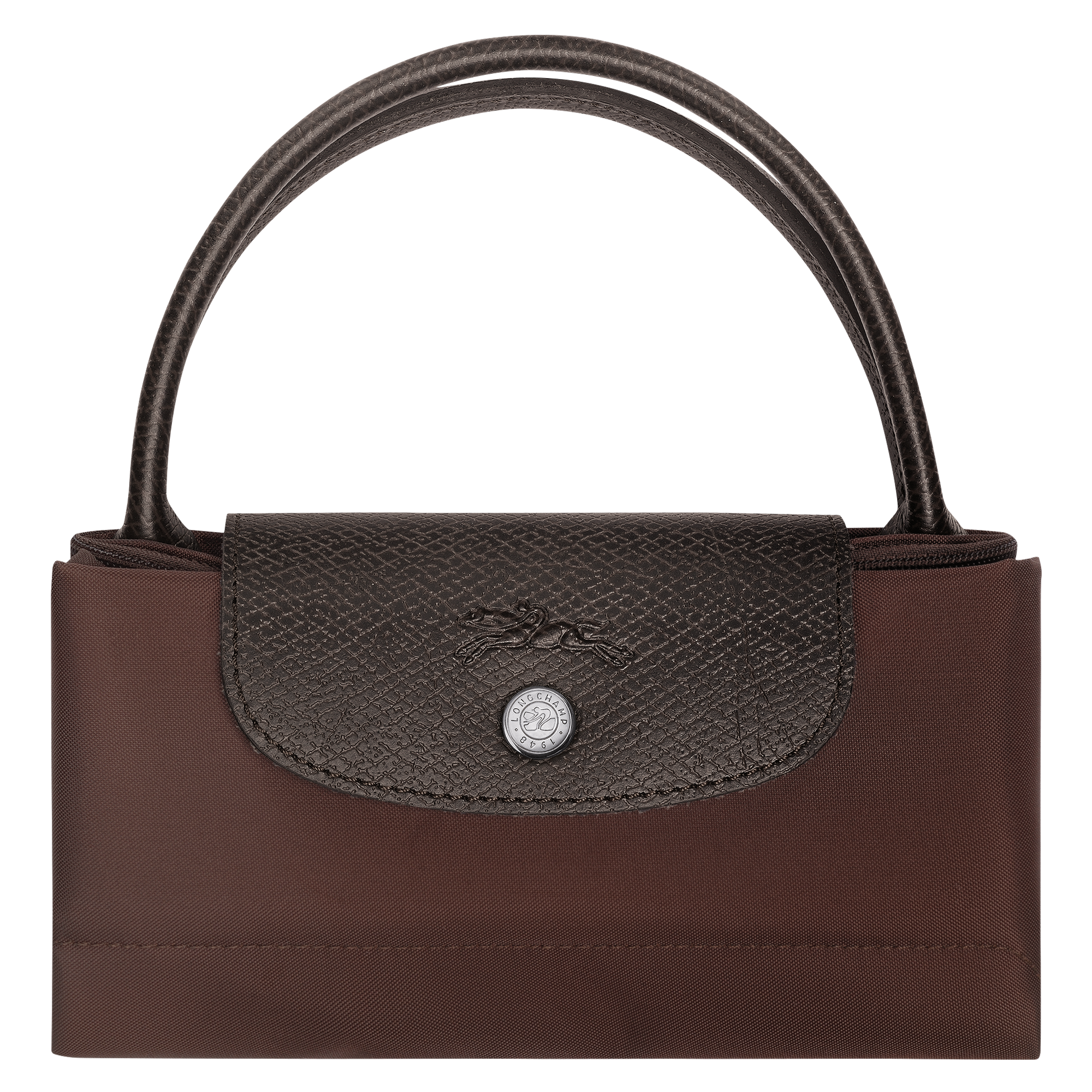 Le Pliage Green S Handbag Mocha - Recycled Canvas