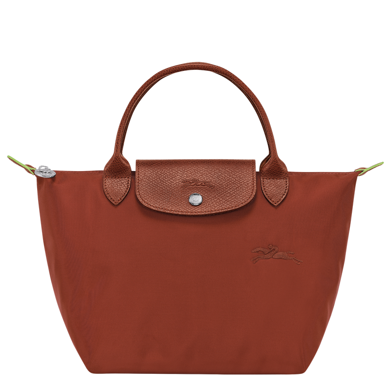 Le Pliage Green S Handbag Chestnut - Recycled Canvas
