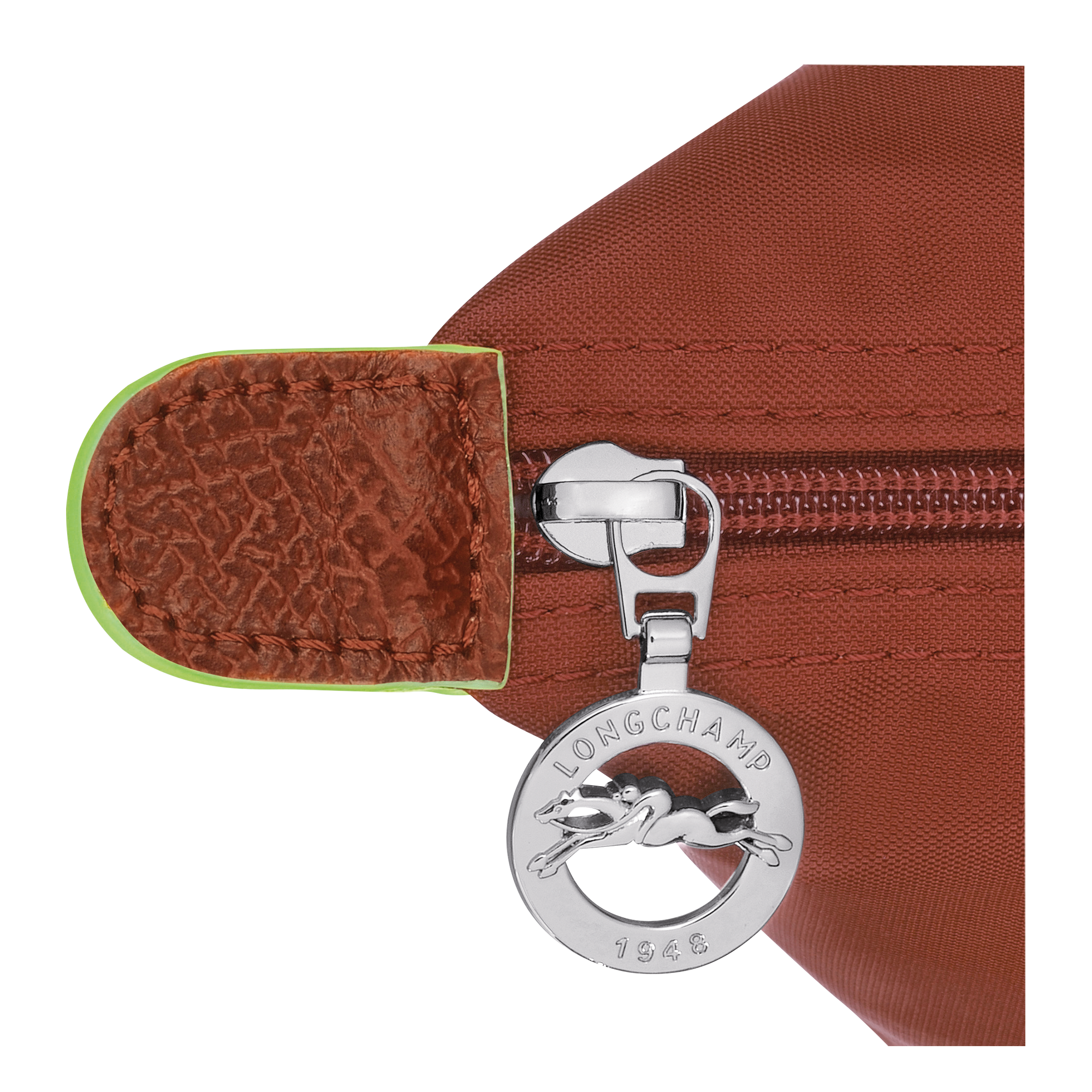 Le Pliage Green S Handbag Chestnut - Recycled Canvas