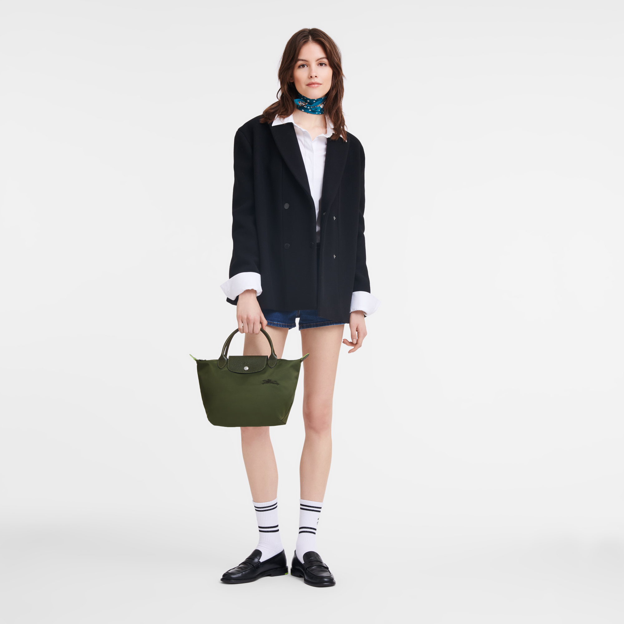Le Pliage Green S Handbag Forest - Recycled Canvas