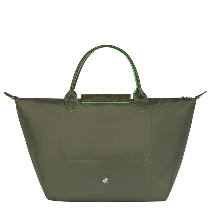 Longchamp Le Pliage Club Medium Top Handle  Bag Longchamp Green-Top Handle Bag-Longchamp